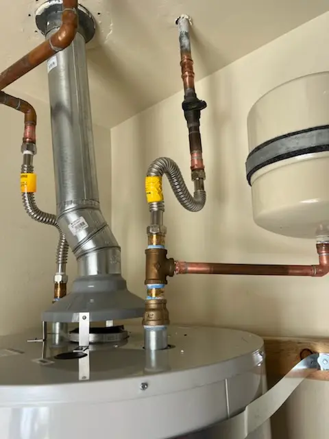 Water heater installation and plumbing repair in Postil